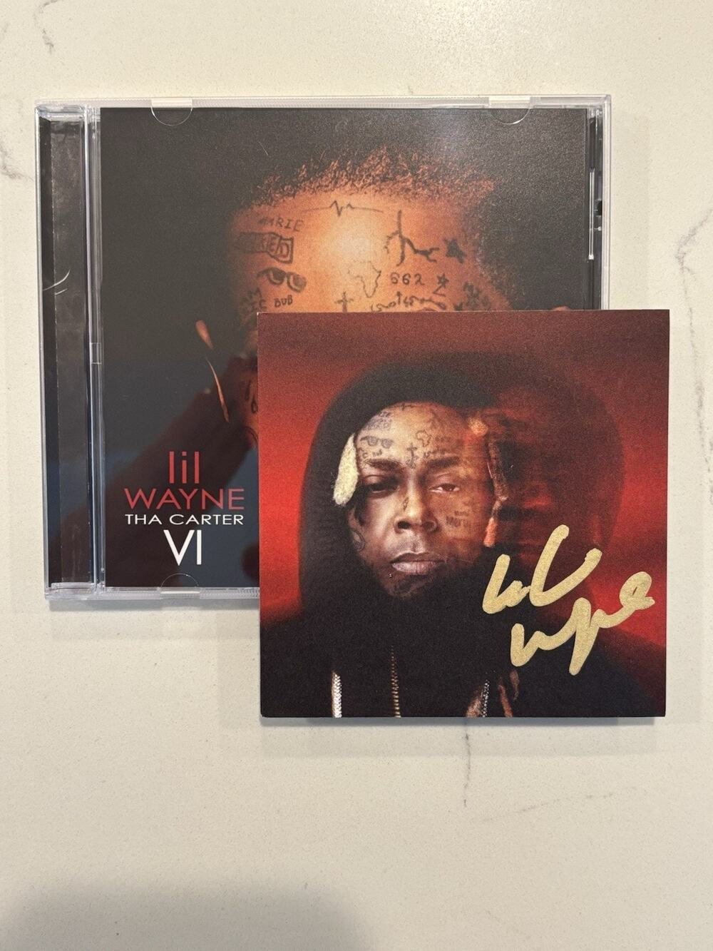 Lil Wayne Tha Carter VI 6 Album CD IN HAND Sealed w SIGNED Insert Autographed #3